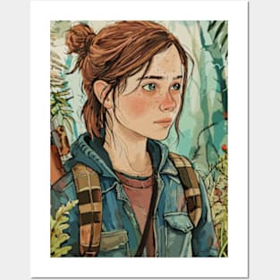 The Last of Us 2 Remastered TLOU2 Ellie Fanart Posters and Art